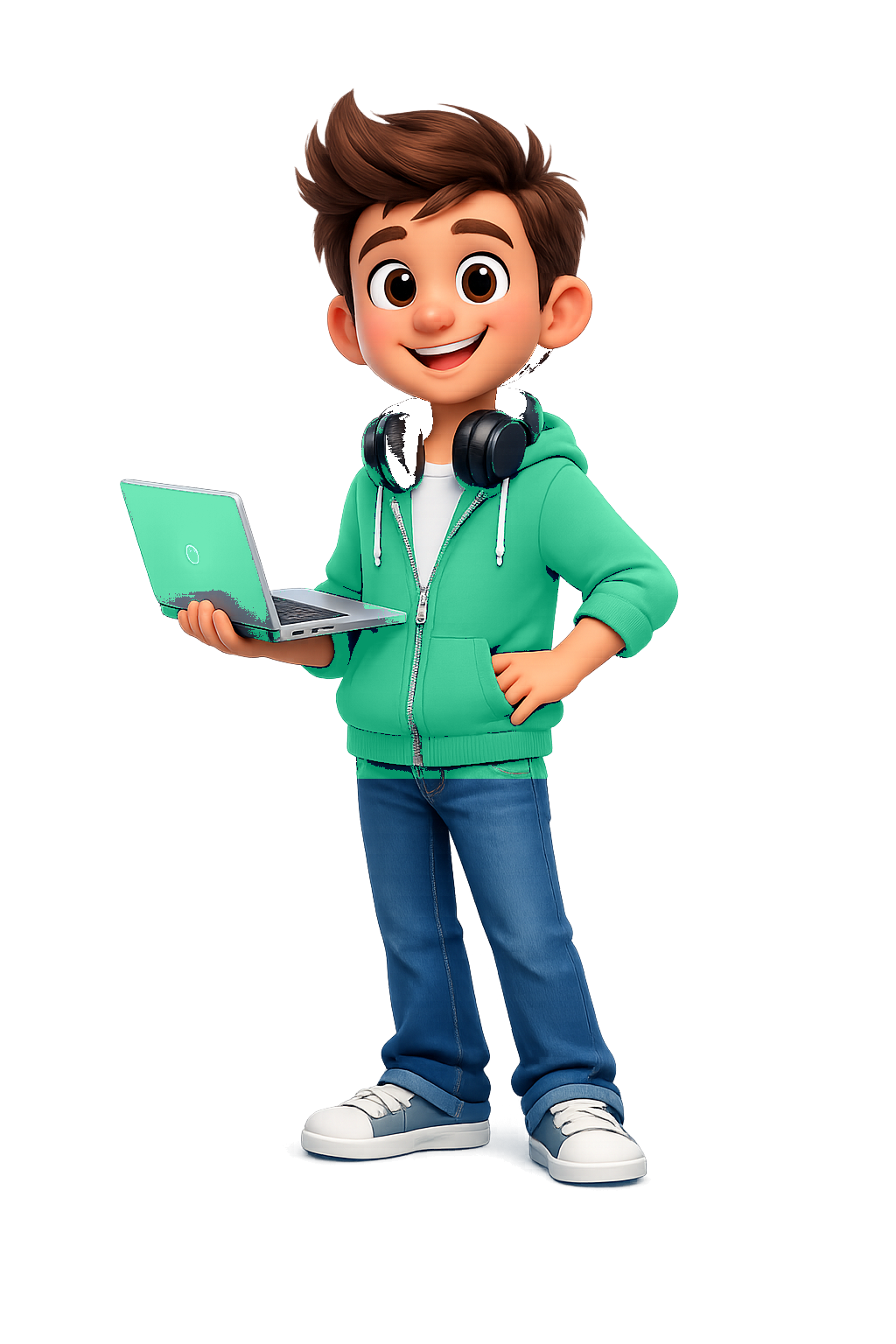 Illustrated portrait of Dhruvin Dankhara